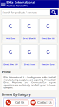 Mobile Screenshot of ekta-international.com